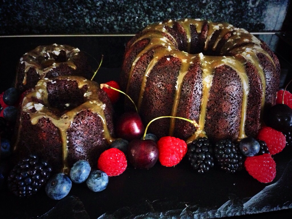 iness; Chocolate and Black Garlic Bundt