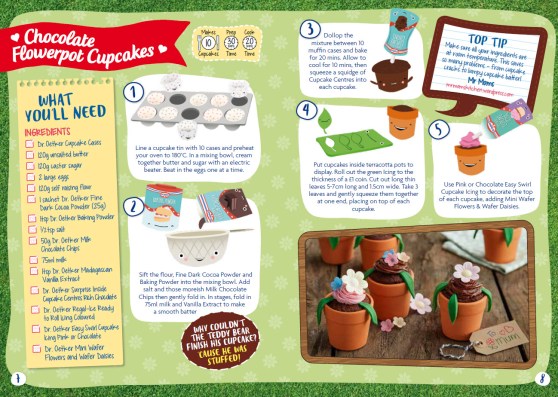 Chocolate Flowerpot Cupcakes